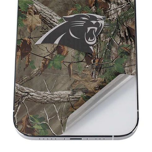 NFL Carolina Panthers Realtree Xtra Green Camo iPhone 12 Pro Skin
